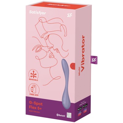SATISFYER G SPOT FLEX 5 MULTI VIBRADOR AZUL