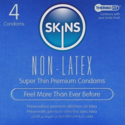 SKINS PRESERVATIVOS SIN LATEX PACK 4