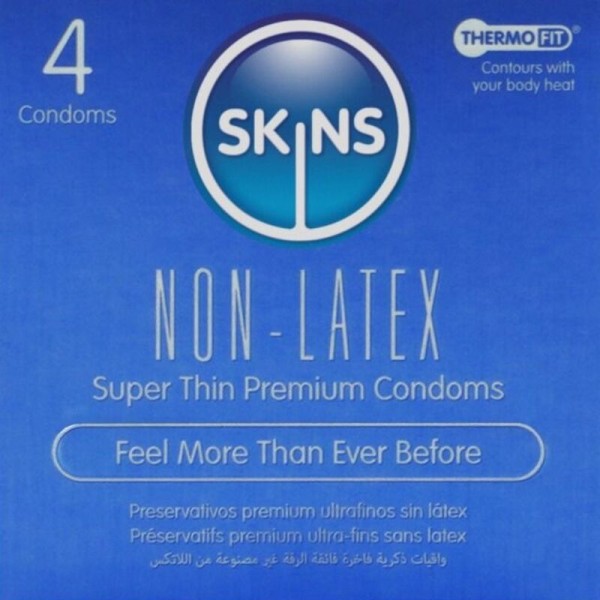 SKINS PRESERVATIVOS SIN LATEX PACK 4