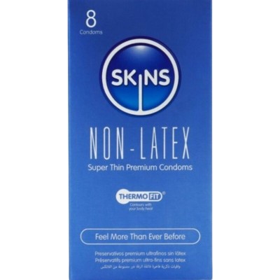SKINS PRESERVATIVOS SIN LATEX PACK 8