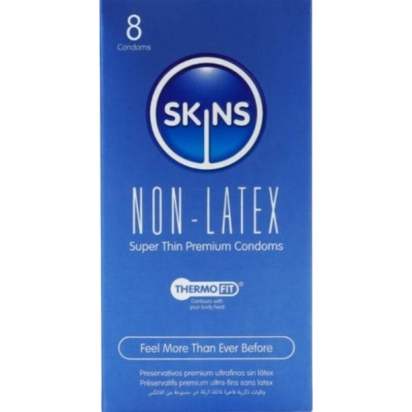 SKINS PRESERVATIVOS SIN LATEX PACK 8