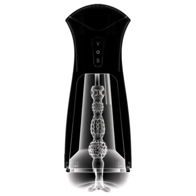 PDX ELITE MASTURBADOR CON SUCCION INTERMITENTE Y VIBRACION FAP GASM