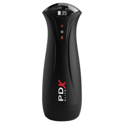 PDX ELITE MASTURBADOR MASCULINO FAP GASM CLEAR CON SUCCION INTERMITENTE