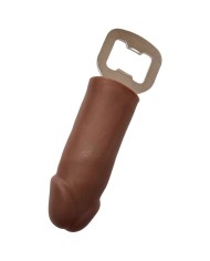 DIABLO PICANTE ABRIDOR CON FORMA PENE GOMA MULATO