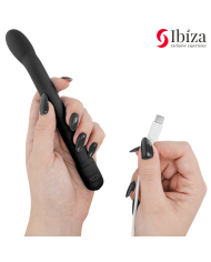 IBIZA VIBRADOR DE PUNTO G CON VIBRACION NEGRO