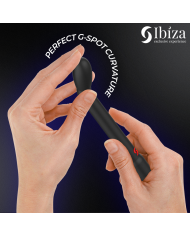 IBIZA VIBRADOR DE PUNTO G CON VIBRACION NEGRO