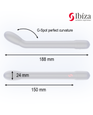IBIZA VIBRADOR DE PUNTO G CON VIBRACION NEGRO