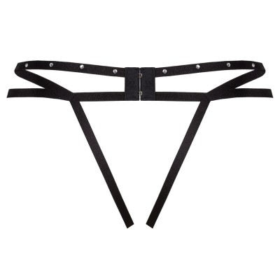 LIVCO CORSETTI FASHION NOMADE TANGA CROTCHLESS NEGRO L XL