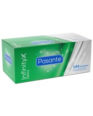 PASANTE DELAY INFINITY PRESERVATIVOS RETARDANTES CAJA 144 UNIDADES