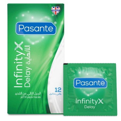PASANTE DELAY INFINITY PRESERVATIVOS RETARDANTES 12 UNIDADES