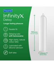 PASANTE DELAY INFINITY PRESERVATIVOS RETARDANTES 12 UNIDADES
