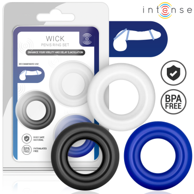 INTENSE WICK SET DE 3 ANILLOS VARIOS COLORES