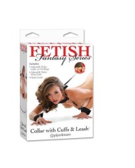 FETISH FANTASY SERIES COLLAR CON ESPOSAS Y CORREA