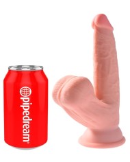 KING COCK PLUS 3D DILDO SWINGING BALLS 127 CM