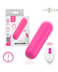 INTENSE JUDY BALA VIBRADORA RECARGABLE CON CONTROL REMOTO ROSA