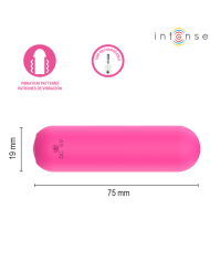 INTENSE JUDY BALA VIBRADORA RECARGABLE CON CONTROL REMOTO ROSA