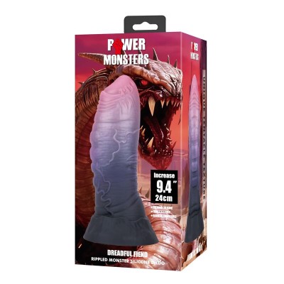 POWER MONSTERS DREADFUL FIEND DILDO BICOLOR 24 CM O 6 CM