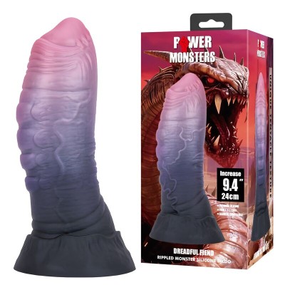POWER MONSTERS DREADFUL FIEND DILDO BICOLOR 24 CM O 6 CM