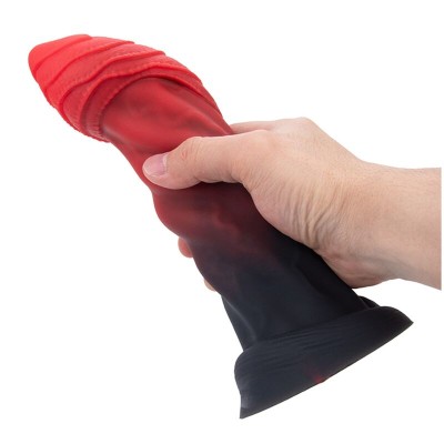 POWER MONSTERS INFERNAL GOLIATH DILDO BICOLOR 25 CM O 6 CM