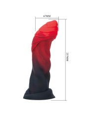 POWER MONSTERS INFERNAL GOLIATH DILDO BICOLOR 25 CM O 6 CM