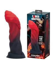 POWER MONSTERS INFERNAL GOLIATH DILDO BICOLOR 25 CM O 6 CM