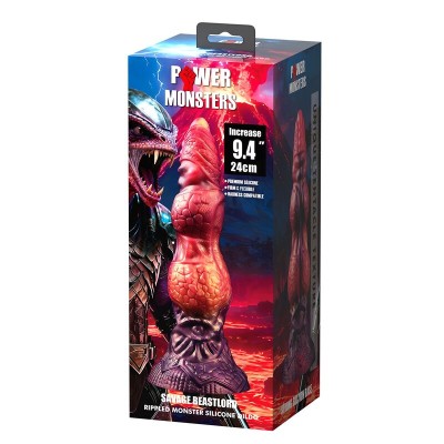 POWER MONSTERS SAVAGE BEASTLORD DILDO FANTASIA TRICOLOR 24 CM O 5 CM