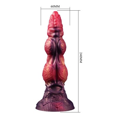 POWER MONSTERS SAVAGE BEASTLORD DILDO FANTASIA TRICOLOR 24 CM O 5 CM