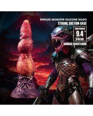 POWER MONSTERS SAVAGE BEASTLORD DILDO FANTASIA TRICOLOR 24 CM O 5 CM