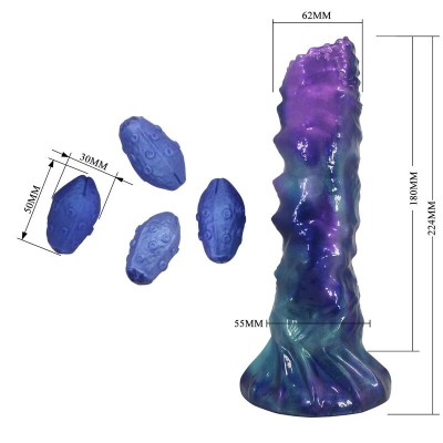 POWER MONSTERS DUSKWALKER SENTINEL DILDO HINCHABLE FANTASIA TRICOLOR 23 CM O 5 CM