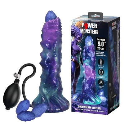 POWER MONSTERS DUSKWALKER SENTINEL DILDO HINCHABLE FANTASIA TRICOLOR 23 CM O 5 CM