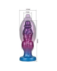 POWER MONSTERS RIFT TITAN DILDO HINCHABLE FANTASIA BICOLOR 24 CM O 5 CM