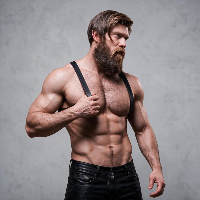 FETISH SUBMISSIVE ATTITUDE ARNES ECOPIEL ESPALDA HOMBRE