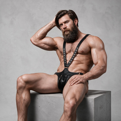 FETISH SUBMISSIVE ATTITUDE ARNES ECOPIEL FORMA DE V HOMBRE