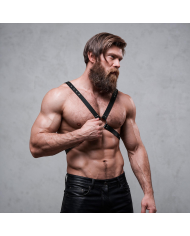 FETISH SUBMISSIVE ATTITUDE ARNES ECOPIEL PECHO CRUZADO HOMBRE