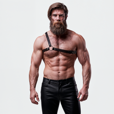 FETISH SUBMISSIVE ATTITUDE ARNES ECOPIEL HOMBRO CRUZADO HOMBRE