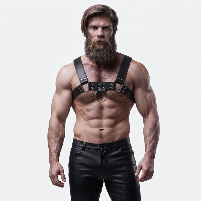 FETISH SUBMISSIVE ATTITUDE ARNES ECOPIEL PECHO HOMBRE