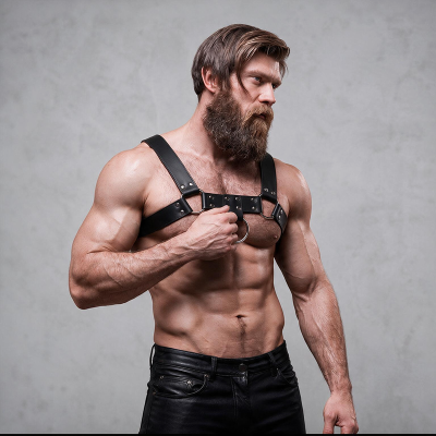 FETISH SUBMISSIVE ATTITUDE ARNES ECOPIEL PECHO HOMBRE