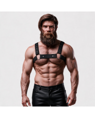 FETISH SUBMISSIVE ATTITUDE ARNES DEPORTIVO AJUSTABLE NEOPRENO PECHO HOMBRE