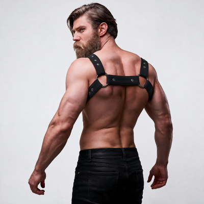 FETISH SUBMISSIVE ATTITUDE ARNES DEPORTIVO AJUSTABLE NEOPRENO PECHO HOMBRE