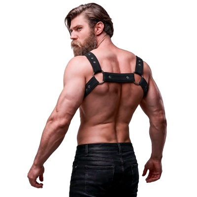 FETISH SUBMISSIVE ATTITUDE ARNES DEPORTIVO AJUSTABLE NEOPRENO PECHO HOMBRE