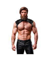FETISH SUBMISSIVE ATTITUDE ARNES BRIGADE AJUSTABLE ECOPIEL CUELLO HOMBRE