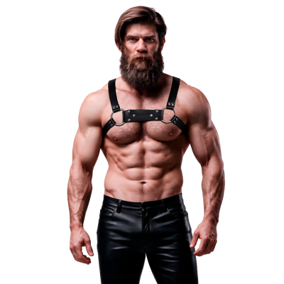 FETISH SUBMISSIVE ATTITUDE ARNES BULLDOG ECOPIEL PECHO HOMBRE TALLA M L