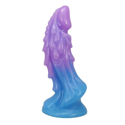 POWER MONSTERS ATLANTEANS DILDO REALISTICO CON VENTOSA 19 CM O 5 CM AZUL Y MORADO