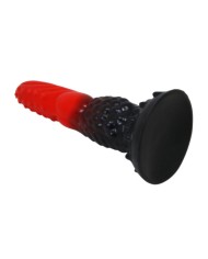 POWER MONSTERS FIRE DRAGON DILDO FANTASIA CON VENTOSA 245 CM O 58 CM ROJO Y NEGRO