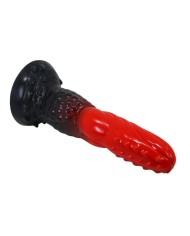 POWER MONSTERS FIRE DRAGON DILDO FANTASIA CON VENTOSA 245 CM O 58 CM ROJO Y NEGRO