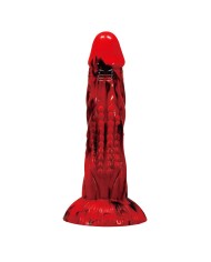 POWER MONSTERS MINOTAUR DILDO FANTASIA CON VENTOSA 21 CM O 5 CM ROJO Y NEGRO