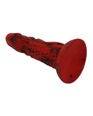 POWER MONSTERS MINOTAUR DILDO FANTASIA CON VENTOSA 21 CM O 5 CM ROJO Y NEGRO