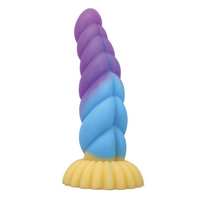 POWER MONSTERS UNICORN DILDO TRICOLOR 22 CM O 5 CM