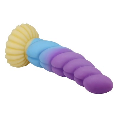POWER MONSTERS UNICORN DILDO TRICOLOR 22 CM O 5 CM