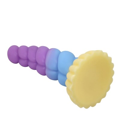 POWER MONSTERS UNICORN DILDO TRICOLOR 22 CM O 5 CM